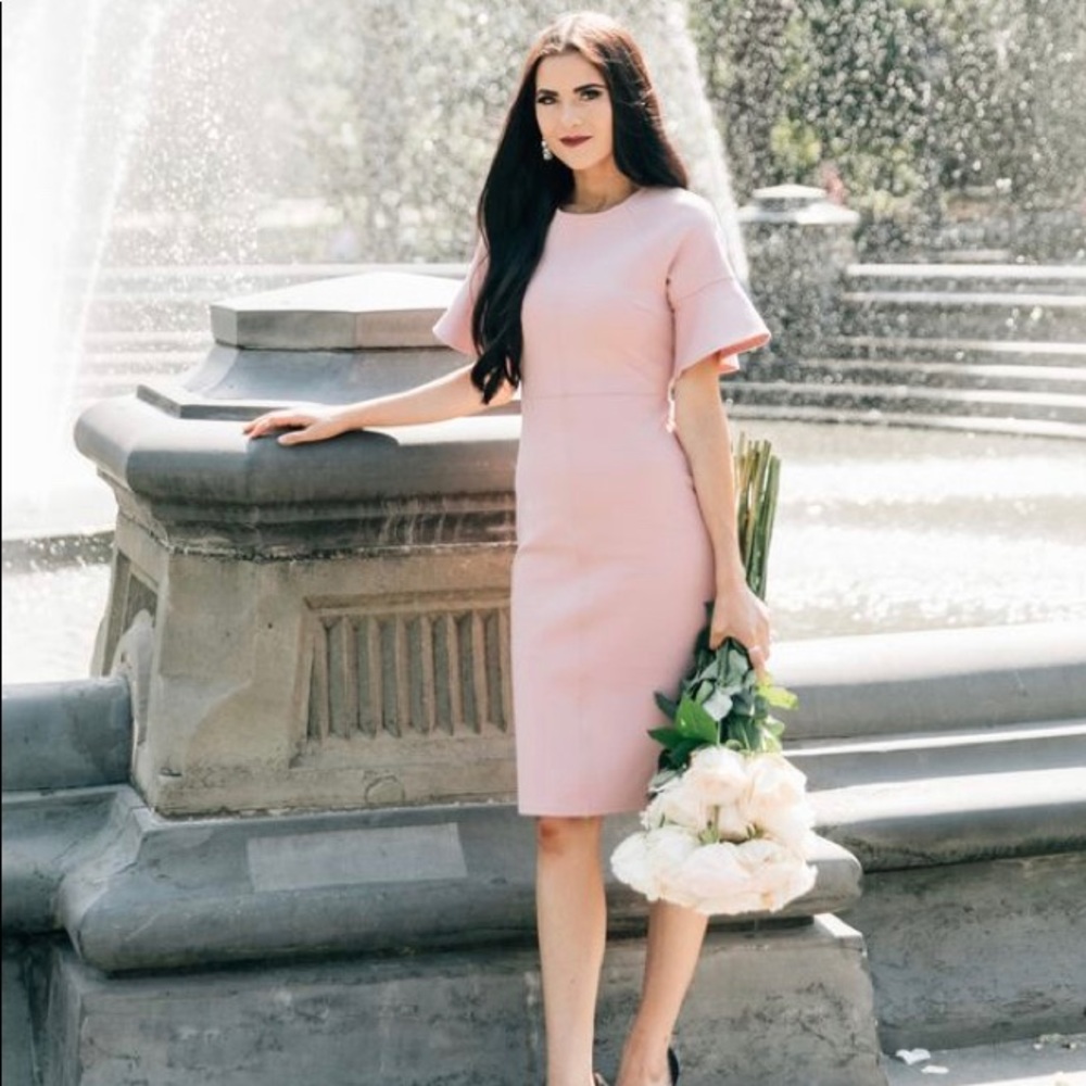 SOLD…Rachel Parcell blush Monaco dress